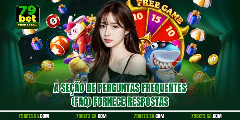 A seção de perguntas frequentes (FAQ) fornece respostas
