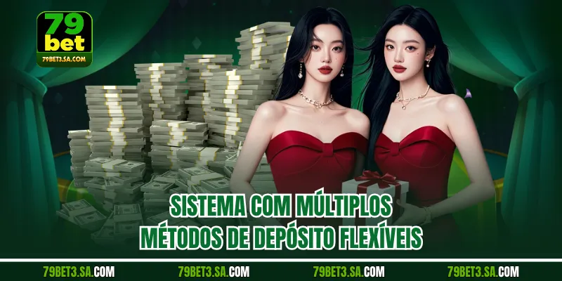 Sistema com múltiplos métodos de depósito flexíveis