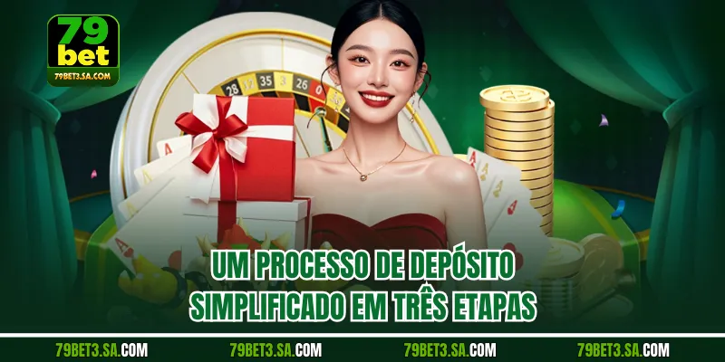 Um processo de depósito simplificado em três etapas